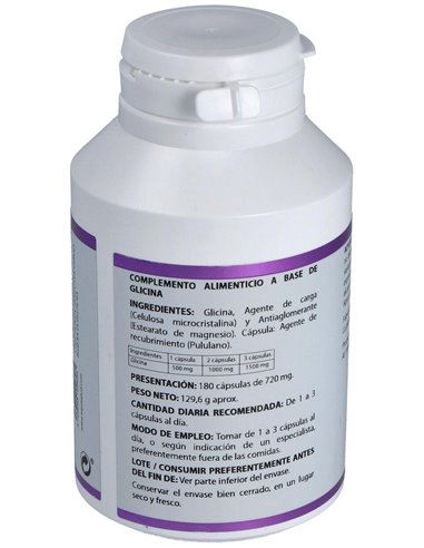 Holomega Glicina 180Cap. de Equisalud