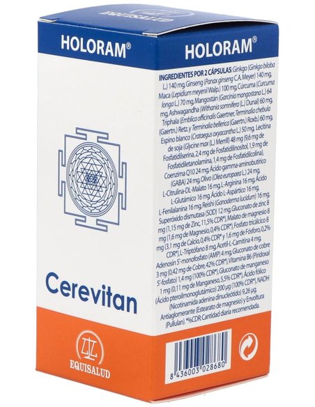 Holoram Cerevitan 60Cap. de Equisalud
