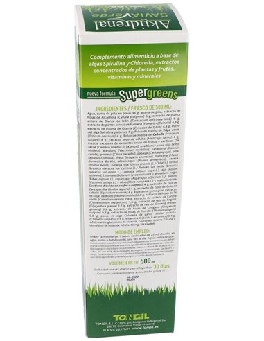 Aktidrenal Savia Verde 500Ml. Lineabel de Tongil