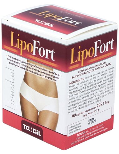Lipofort (Quemafort) 60Cap. Lineabel de Tongil