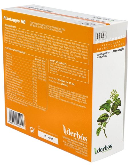 Plantaggio Hb 20Amp. de Derbos