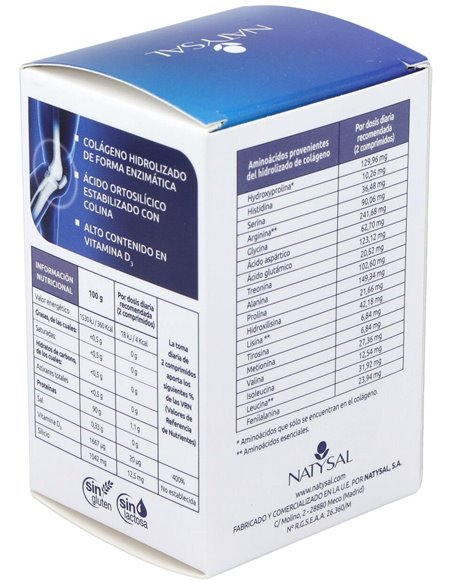 Colageno Hidrolizado Con Silicio Y Vit. D3   60 Comp. de Natysal
