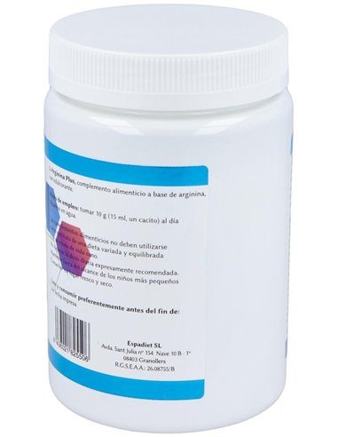 L-Arginina Plus 300 Gr. de Espadiet