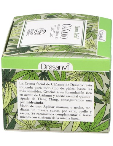 Crema Facial Cañamo 50Ml. Ecocert Bio de Drasanvi