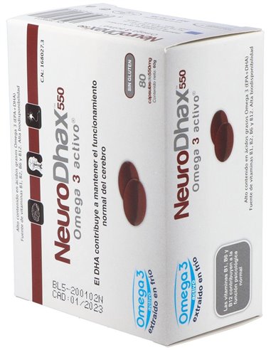 Neurodhax 550Mg. 80Cap. de Epadhax