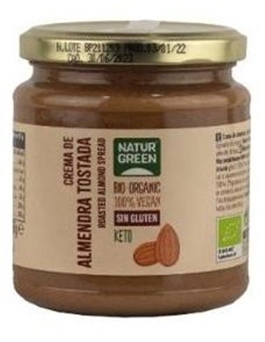 Crema De Almendra Tostada 250Gr. Bio Sg de Naturgreen
