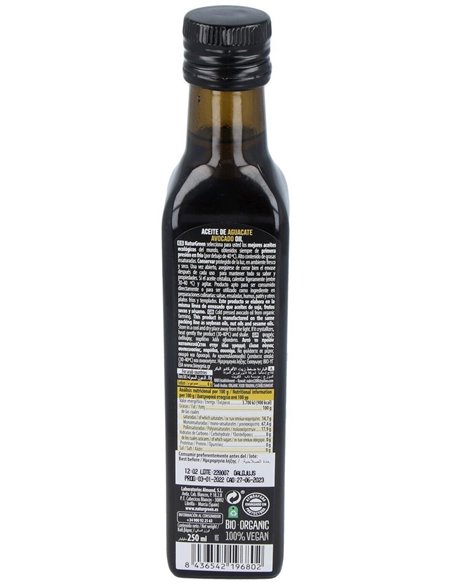 Aceite de Aguacate Bio 250 Ml de Naturgreen