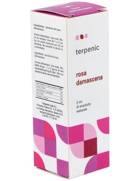 Rosa Damascena Absoluto Aceite Esencial 2Ml. de Terpenic