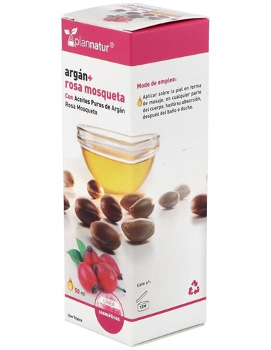 Aceite Rosa Mosqueta + Argan 50Ml. de Plannatur