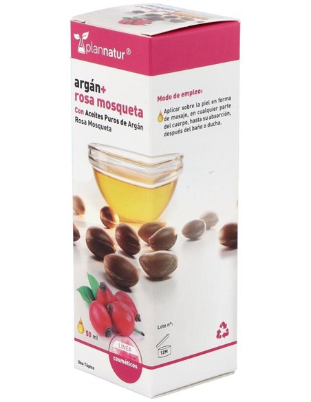 Aceite Rosa Mosqueta + Argan 50Ml. de Plannatur