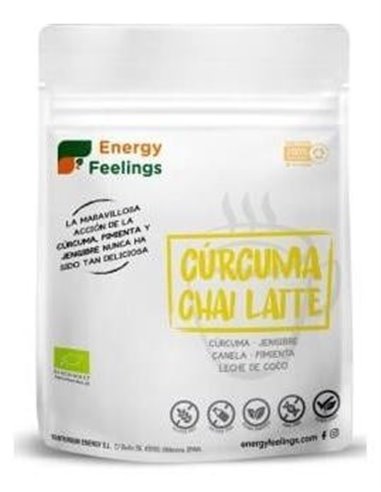 Curcuma Chai Latte 150Gr. Eco Vegan Sg de Energy Feelings