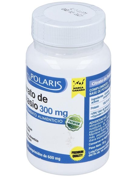 Potasio Citrato 300Mg. 50Comp. de Polaris