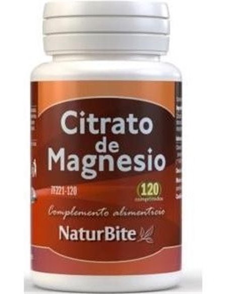 Citrato de Magnesio, 120 Comp. de NaturBite