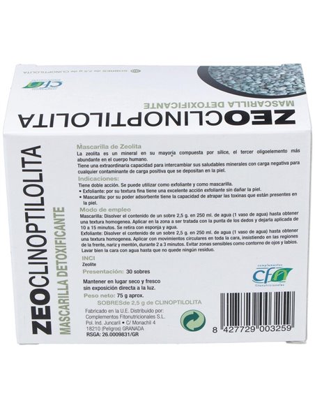 Zeoclinoptilolita 30 Sticks de Cfn