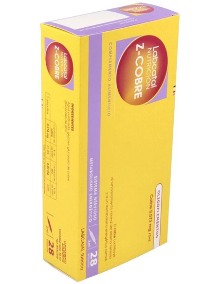 Zinc Cobre 19 28X2Ml Ampollas Labcatal