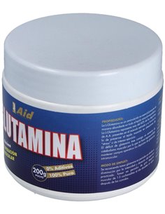 L-Glutamina Pura 200Gr.Polvo de Just Aid