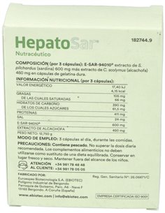 Hepatosar 30 Cap. de Ebiotec