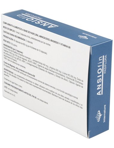 Ansiofin 60Cap. de Internature