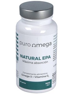 Natural EPA Máxima Absorción 60 perlas de Puro Omega