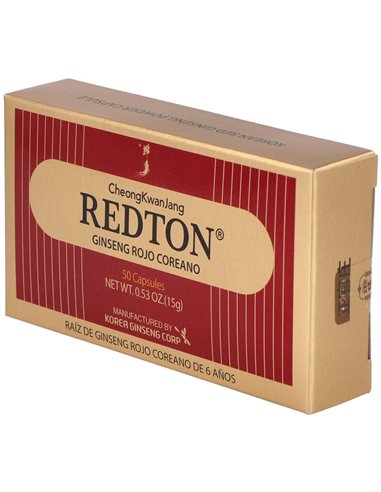Redton Ginseng Rojo Coreano 50Cap de Abamed Farma
