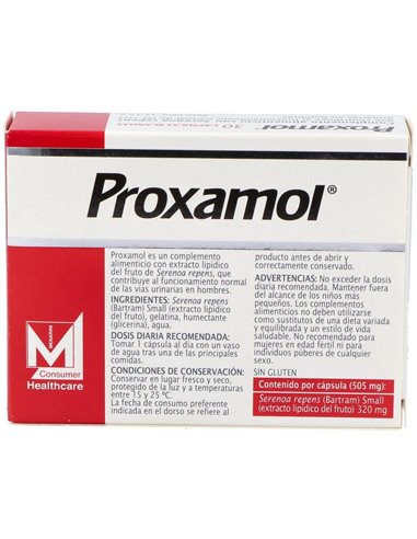Proxamol 30Cap. de Proxamol