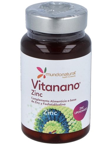 Vitanano Zinc Liposomado 30Cap. de Mundonatural