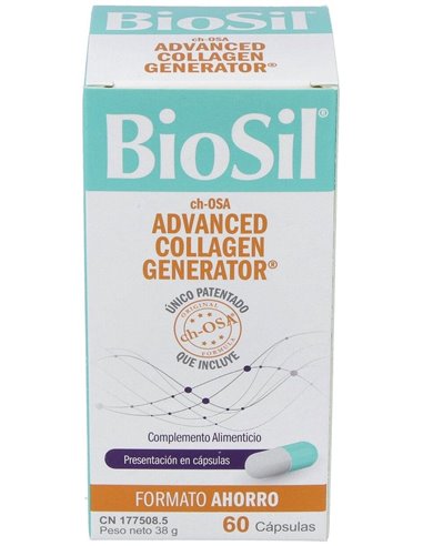 Biosil Generador De Colageno 60 Cápsulas  Biosil