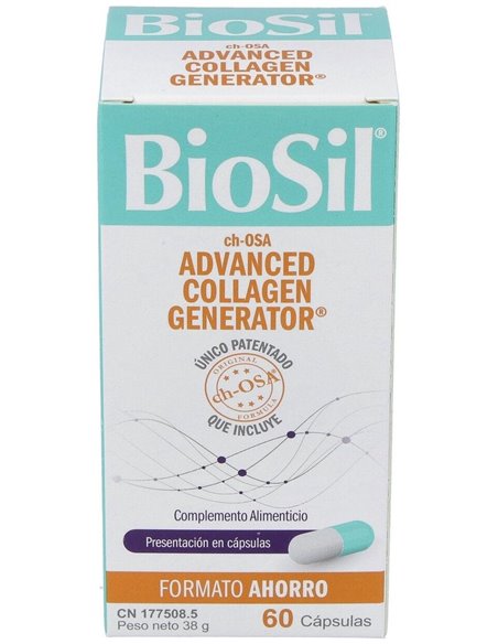 Biosil Generador De Colageno 60 Cápsulas  Biosil