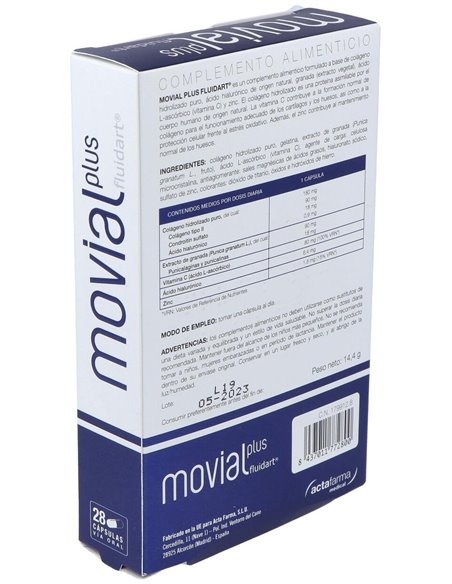 Movial Plus Fluidart 28Cap. de Actafarma