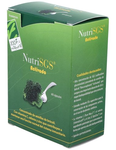 Nutrisgs Activado 60Cap. de Cien Por Cien Natural
