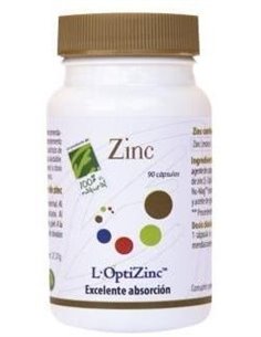 Zinc 90Cap. de Cien Por Cien Natural
