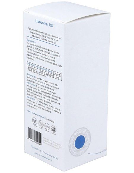 Liposomal D3 60Ml. de Curesupport