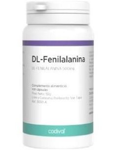 Dl-Fenilalanina (Phenylalanine) 500Mg.100Cap. de Codival