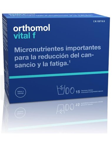 Orthomol Vital F 15Sbrs.Granulado de Orthomol