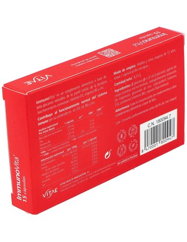Immunovita 15 cápsulas de Vitae