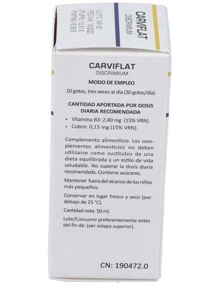 Carviflat Discrimium 50Ml. de Heliosar