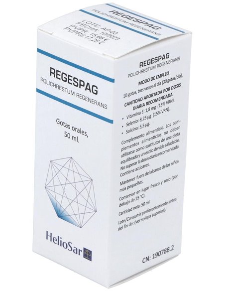 Regespag Polichrestum 50Ml. de Heliosar