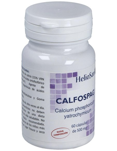 Calfospag Calcium Phosphoricum 60Cap. de Heliosar
