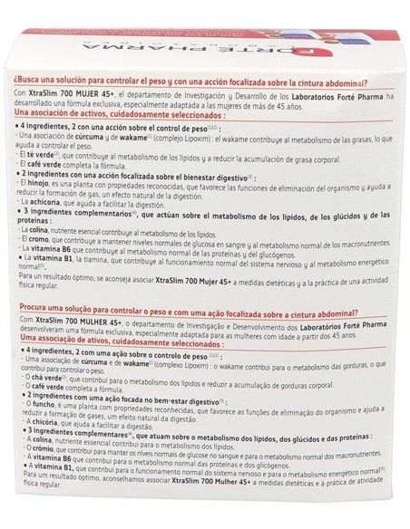 Xtraslim 700 45+ 120Cap. de Forte Pharma