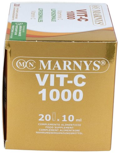 Vit C 1000 Vitamina C Liposomada 20 Ampollas de Marnys