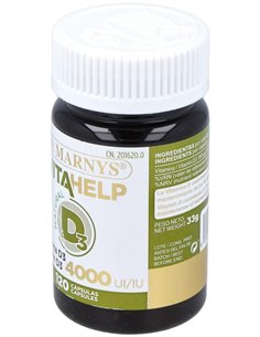 Vitahelp Vitamina D 4000Ui 120Perlas de Marnys