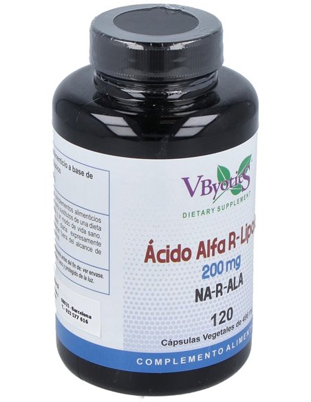 Acido Alfa R-Lipoico 120Cap. de Vbyotics