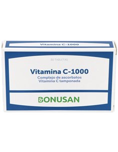Vitamina C 1000 Complejo De Ascorbatos 30Comp. de Bonusan