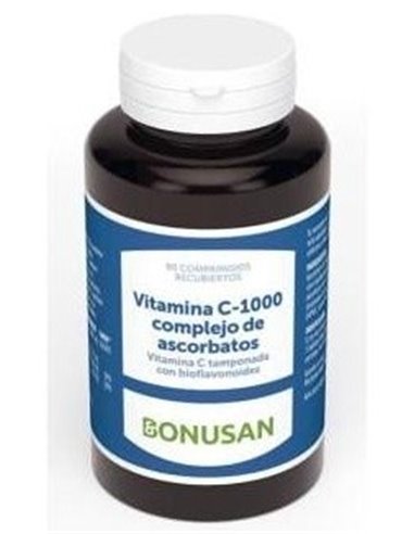Vitamina C 1000 Complejo De Ascorbatos 90 Comprimidos Bonusan