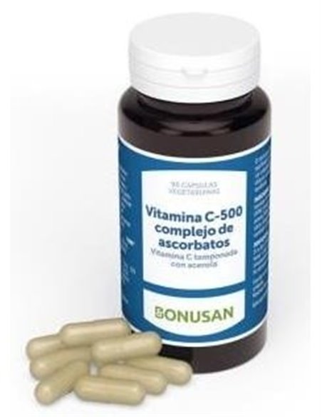 Vitamina C 500 Complejo De Ascorbatos 90Cap. de Bonusan