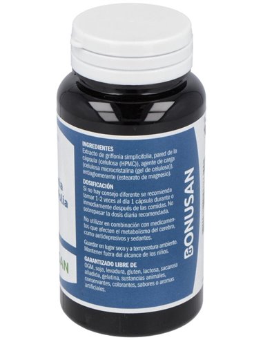 Griffonia Simplicifolia 60Vcap. de Bonusan