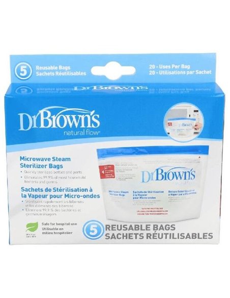 Bolsa Ester Microond 5Un de Dr. Brown´S