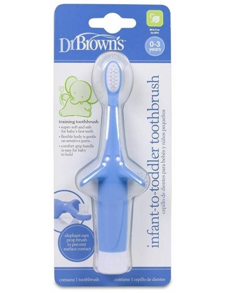 Cepillo Dental Infantil 0-3 Años 1Un Azul de Dr. Brown´S