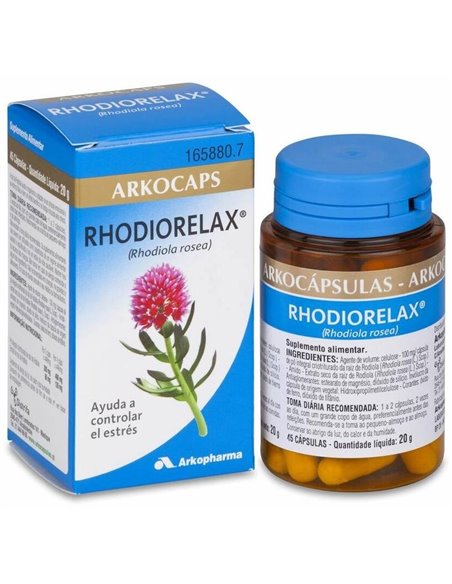 Rhodiorelax 45Arkocapsulas. Bio de Arkopharma