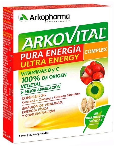 Arkovital Pura Energia Ultra 30Comp. de Arkopharma